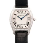 Cartier White Gold Tortue Ref. WGTO0003 with Original Baguette Diamonds