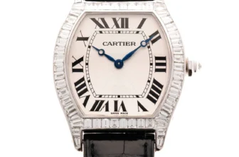 Cartier White Gold Tortue Ref. WGTO0003 with Original Baguette Diamonds