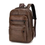Laptop Backpack for Men and Women,Vegan Leather Backpack.