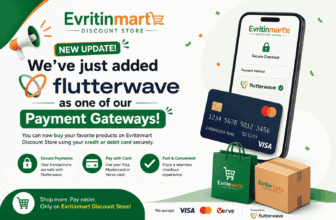 Evritinmart Affiliates Now Accepts Card Payments via Flutterwave — Shop Easier on the Evritinmart Discount Store!
