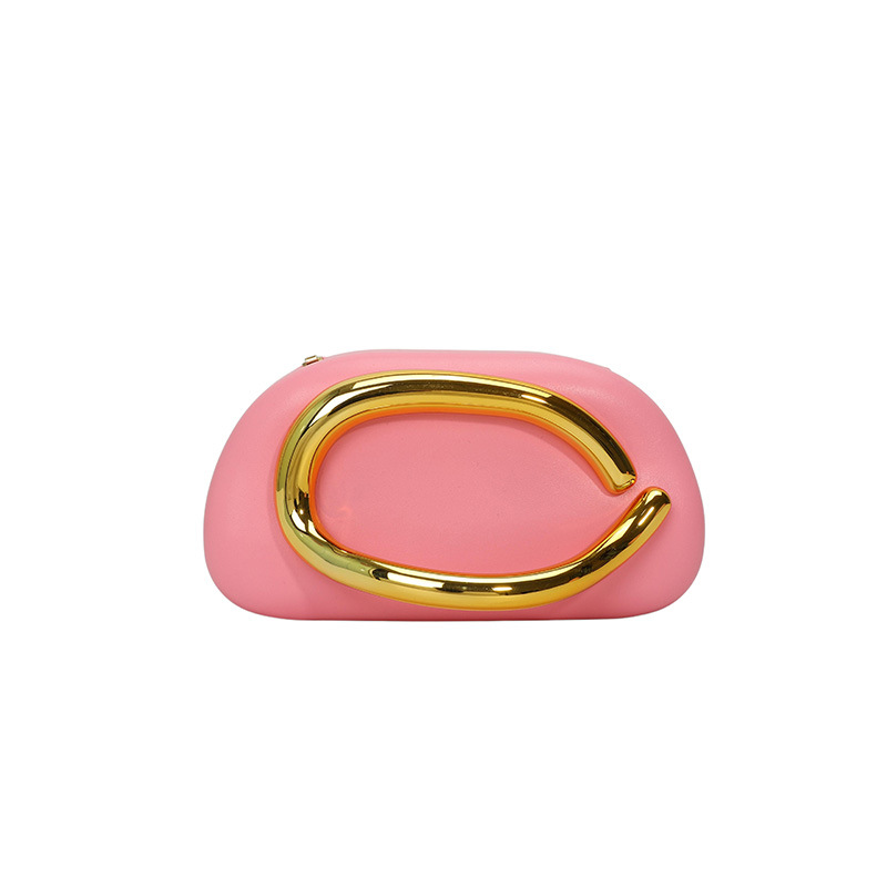 Small Bag Vintage Hardware Metal Handle Chain Crossbody Backpack - Image 6