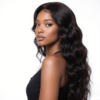 4×6 Lace Closure Wig Human Hair Natural Color Body Wave
