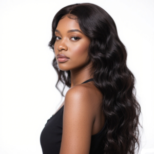 4×6 Lace Closure Wig Human Hair Natural Color Body Wave