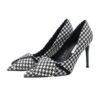Stiletto Shoes Women’s New Spring Temperament Pointed Bow High Heels