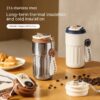 Smart Digital Thermal Bottle Portable Coffee Mug Stainless Steel Water Bottle In-Car Insulated Cup.