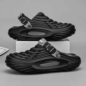 Men’s Simple And Stylish Casual Platform Slippers
