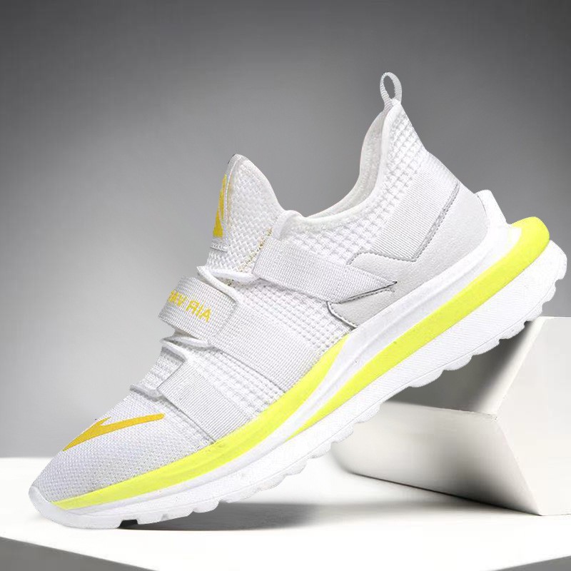 Running Shoes Breathable And Comfortable Flying Woven Men's Sports Shoes - Image 5