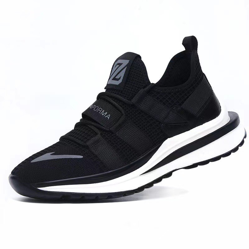 Running Shoes Breathable And Comfortable Flying Woven Men's Sports Shoes