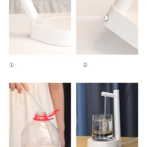 Desk Dispenser Electric Water Gallon Automatic Water Bottle Dispenser Rechargeable Water Dispenser