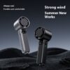 Refrigeration Handheld Turbo Fan Mini Portable Hand Fan, USB Rechargeable Personal Fan, Small Pocket Fan