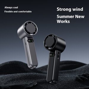 Refrigeration Handheld Turbo Fan Mini Portable Hand Fan, USB Rechargeable Personal Fan, Small Pocket Fan