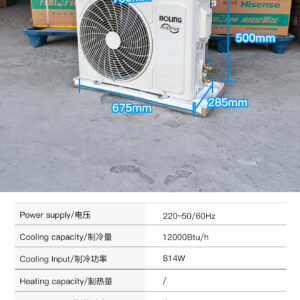 Boling 12000 BTU 1.5HP Inverter Split Air Conditioner | R32 Cooling
