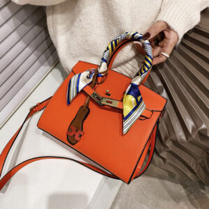 Elegant Kelly Style PU Leather Handbag for Women – Medium Shoulder Bag