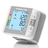 Wrist Blood Pressure Monitor – Automatic BP Machine with Voice Broadcast, Dual User Mode, 198 Memory, Large 2.3″ Display, One-Touch Operation Reading, USB or Battery Powered (not rechargeable), Adjustable Cuff, Portable and Travel-Friendly